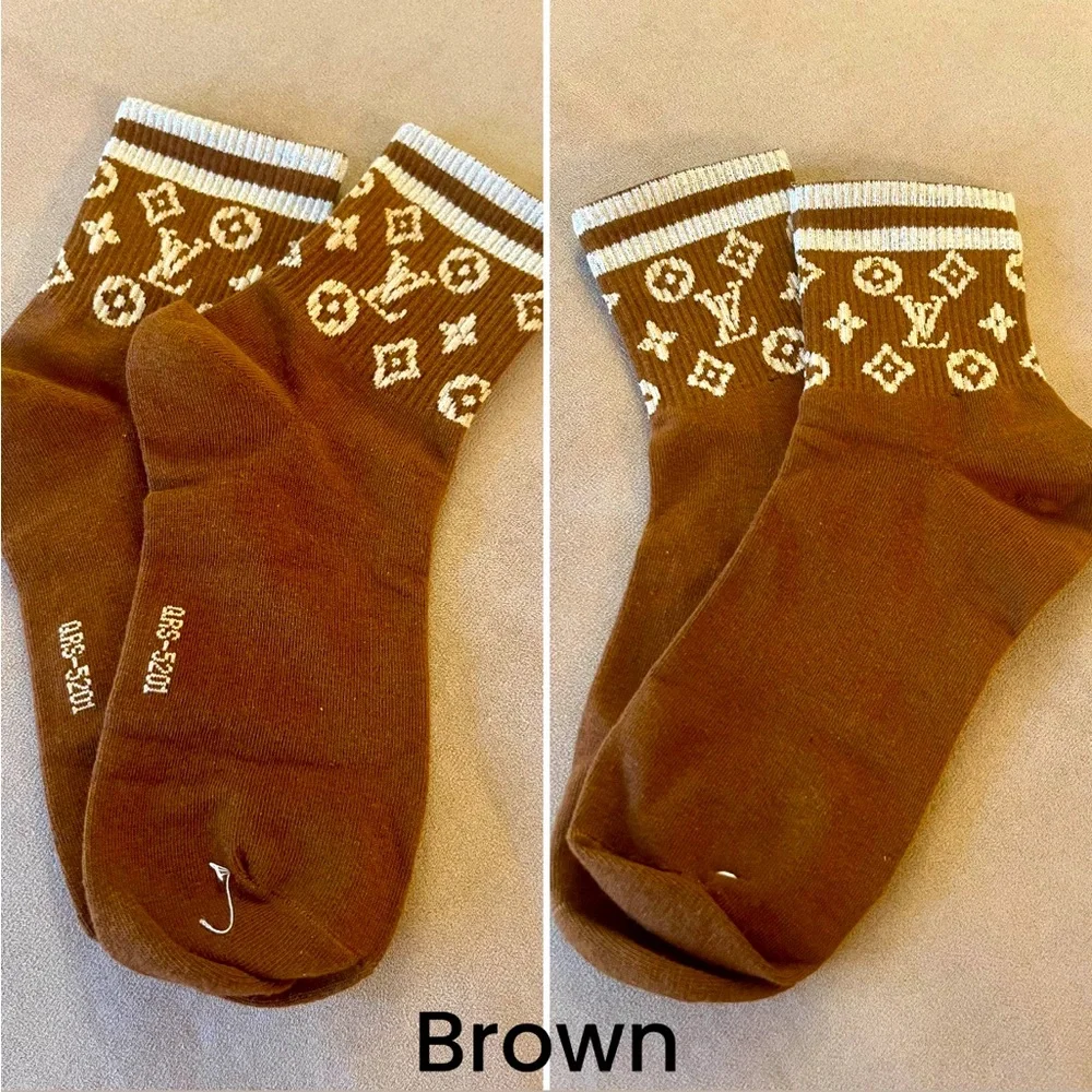 Monogram Patterned Socks - Picture 4 of 6